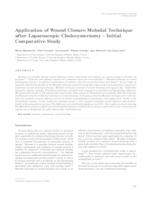 prikaz prve stranice dokumenta Application of Wound Closure Molndal Technique after Laparoscopic Cholecystectomy – Initial Comparative Study