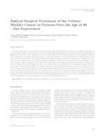 prikaz prve stranice dokumenta Radical Surgical Treatment of the Urinary Bladder Cancer in Patients Over the Age of 60 – Our Experiences
