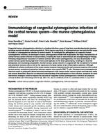 prikaz prve stranice dokumenta Immunobiology of congenital cytomegalovirus infection of the central nervous system—the murine cytomegalovirus model