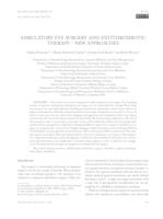 prikaz prve stranice dokumenta Ambulatory Eye Surgery and Antithrombotic Therapy – New Approaches