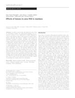 prikaz prve stranice dokumenta Effects of lesions to area V6A in monkeys