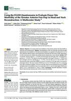 prikaz prve stranice dokumenta Using the DASH Questionnaire to Evaluate Donor Site Morbidity of the Serratus Anterior Free Flap in Head and Neck Reconstruction: A Multicenter Study