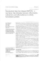 prikaz prve stranice dokumenta Nonalcoholic fatty liver disease (NAFLD) – a new factor that interplays between inflammation, malnutrition, and atherosclerosis in elderly hemodialysis patients