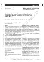prikaz prve stranice dokumenta Clinical profile, natural history, and predictors of mortality in patients with acute-on-chronic liver failure (ACLF)