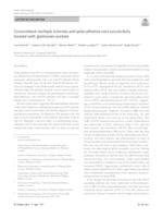 prikaz prve stranice dokumenta Concomitant multiple sclerosis and polycythemia vera successfully treated with glatiramer acetate