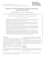 prikaz prve stranice dokumenta Impact of the COVID-19 pandemic on hospital antimicrobial consumption in Croatia