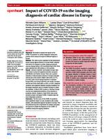 prikaz prve stranice dokumenta Impact of COVID-19 on the imaging diagnosis of cardiac disease in Europe