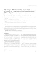 prikaz prve stranice dokumenta Advantages of Intramedullar Fixation in Treatment of Congenital Tibial Pseudoarthrosis – A Case Report