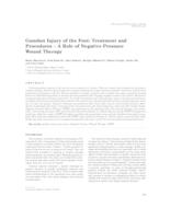 prikaz prve stranice dokumenta Gunshot Injury of the Foot: Treatment and Procedures – A Role of Negative Pressure Wound Therapy