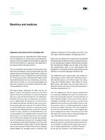 prikaz prve stranice dokumenta Bioethics and medicine