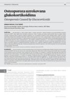 prikaz prve stranice dokumenta Osteoporoza uzrokovana glukokortikoidima