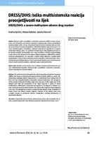 prikaz prve stranice dokumenta DRESS/DIHS: teška multisistemska reakcijapreosjetljivosti na lijek
