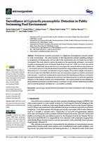 prikaz prve stranice dokumenta Surveillance of Legionella pneumophila: Detection in Public Swimming Pool Environment