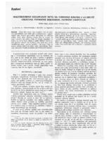 prikaz prve stranice dokumenta Baktericidno djelovanje octa na vibrione kolere i na druge crijevne patogene bakterije . Završno saopćenje