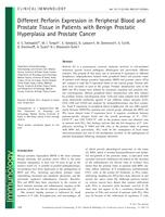 prikaz prve stranice dokumenta Different Perforin Expression in Peripheral Blood and Prostate Tissue in Patients with Benign Prostatic Hyperplasia and Prostate Cancer