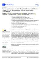 prikaz prve stranice dokumenta Successful Treatment of a Rare Cholesterol Homeostasis Disorder Due to CYP27A1 Gene Mutation with Chenodeoxycholic Acid Therapy