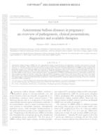 prikaz prve stranice dokumenta Autoimmune bullous diseases in pregnancy: an overview of pathogenesis, clinical presentations, diagnostics and available therapies
