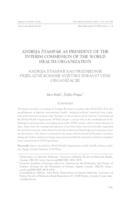 prikaz prve stranice dokumenta ANDRIJA ŠTAMPAR AS PRESIDENT OF THE INTERIM COMMISSION OF THE WORLD HEALTH ORGANIZATION