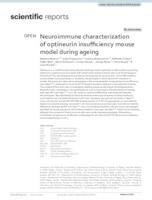 prikaz prve stranice dokumenta Neuroimmune characterization of optineurin insufficiency mouse model during ageing