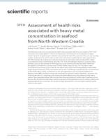 prikaz prve stranice dokumenta Assessment of health risks associated with heavy metal concentration in seafood from North-Western Croatia