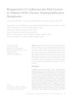 prikaz prve stranice dokumenta Reappraisal of Cardiovascular Risk Factors in Patients With Chronic Myeloproliferative Neoplasms