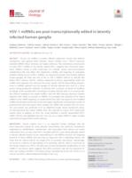 prikaz prve stranice dokumenta HSV-1 miRNAs are post-transcriptionally edited in latently infected human ganglia