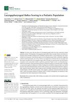 prikaz prve stranice dokumenta Laryngopharyngeal Reflux Scoring in a Pediatric Population