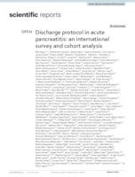 prikaz prve stranice dokumenta Discharge protocol in acute pancreatitis: an international survey and cohort analysis