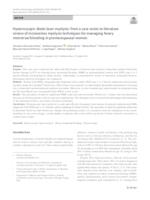 prikaz prve stranice dokumenta Hysteroscopic diode laser myolysis: from a case series to literature review of incisionless myolysis techniques for managing heavy menstrual bleeding in premenopausal women