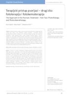 prikaz prve stranice dokumenta Terapijski pristup psorijazi – drugi dio: fototerapija i fotokemoterapija