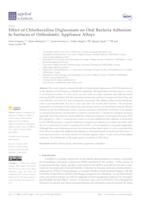prikaz prve stranice dokumenta Effect of Chlorhexidine Digluconate on Oral Bacteria Adhesion to Surfaces of Orthodontic Appliance Alloys