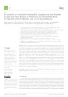 prikaz prve stranice dokumenta Evaluation of Absolute Neutrophil, Lymphocyte and Platelet Count and Their Ratios as Predictors of Thrombotic Risk in Patients with Prefibrotic and Overt Myelofibrosis