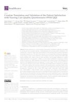 prikaz prve stranice dokumenta Croatian Translation and Validation of the Patient Satisfaction with Nursing Care Quality Questionnaire (PSNCQQ)