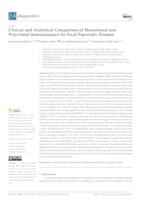 prikaz prve stranice dokumenta Clinical and Analytical Comparison of Monoclonal and Polyclonal Immunoassays for Fecal Pancreatic Elastase