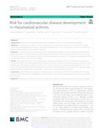 prikaz prve stranice dokumenta Risk for cardiovascular disease development in rheumatoid arthritis