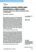 prikaz prve stranice dokumenta Ispitivanje virulencije različitih sojeva kampilobaktera u mišjem modelu