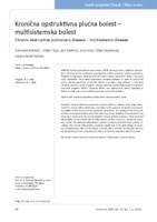 prikaz prve stranice dokumenta Kronična opstruktivna plućna bolest – multisistemska bolest