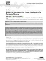 prikaz prve stranice dokumenta Middle Ear Neuroendocrine Tumor: Case Report of a Tympanic Adenoma