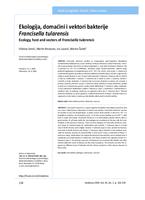 prikaz prve stranice dokumenta Ekologija, domaćini i vektori bakterije Francisella tularensis