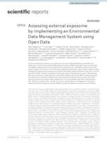 prikaz prve stranice dokumenta Assessing external exposome by implementing an Environmental Data Management System using Open Data