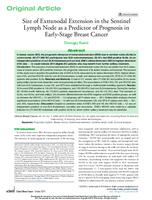 prikaz prve stranice dokumenta Size of Extranodal Extension in the Sentinel Lymph Node as a Predictor of Prognosis in Early-Stage Breast Cancer