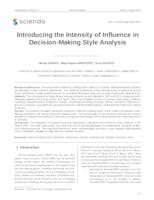 prikaz prve stranice dokumenta Introducing the Intensity of Influence in Decision-Making Style Analysis