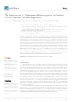 prikaz prve stranice dokumenta The Relevance of β-Thalassemia Heterozygosity in Pediatric Clinical Practice: Croatian Experience