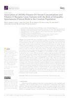 prikaz prve stranice dokumenta Association of 25(OH)-Vitamin D3 Serum Concentrations and Vitamin D Receptor Gene Variants with the Risk of Idiopathic Spontaneous Preterm Birth in the Croatian Population