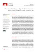 prikaz prve stranice dokumenta Reduction of Total Phenols in Virgin Olive Oil as a Preservation Medium during Cold Storage of Whey Cheese and Tofu