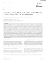 prikaz prve stranice dokumenta Elemental Analysis of Particulate Matter Produced During Firework Events in the City of Rijeka, Croatia