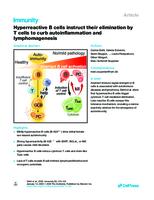 prikaz prve stranice dokumenta Hyperreactive B cells instruct their elimination by T cells to curb autoinflammation and lymphomagenesis