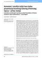 prikaz prve stranice dokumenta Komedoni i atrofični ožiljci kao rijetka prezentacija kroničnog kutanog eritemskog lupusa – prikaz slučaja