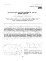 prikaz prve stranice dokumenta Undifferentiated pleomorphic breast sarcoma in a male patient