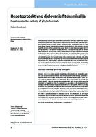 prikaz prve stranice dokumenta Hepatoprotektivno djelovanje fitokemikalija